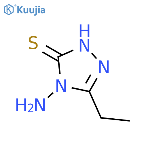 4-amino-5-ethyl-4H-1,2,4-triazole-3-thiol structure