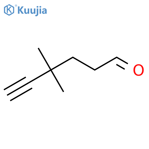 4,4-Dimethyl-5-hexynal structure