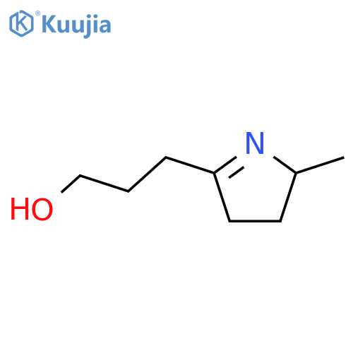 3,4-dihydro-a-methyl-2H-Pyrrole-5-propanol structure