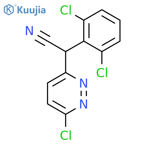 2-(6-Chloro-3-Pyridazinyl)-2-(2,6-Dichlorophenyl)Acetonitrile structure
