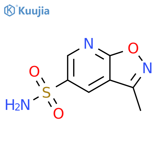 3-methyl-[1,2]oxazolo[5,4-b]pyridine-5-sulfonamide structure