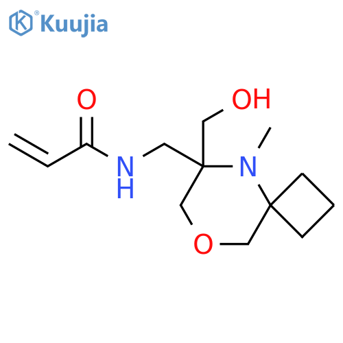 N-[[6-(Hydroxymethyl)-5-methyl-8-oxa-5-azaspiro[3.5]non-6-yl]methyl]-2-propenamide structure