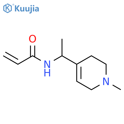 N-[1-(1,2,3,6-Tetrahydro-1-methyl-4-pyridinyl)ethyl]-2-propenamide structure