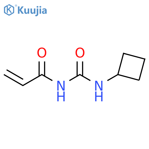 1-cyclobutyl-3-(prop-2-enoyl)urea structure