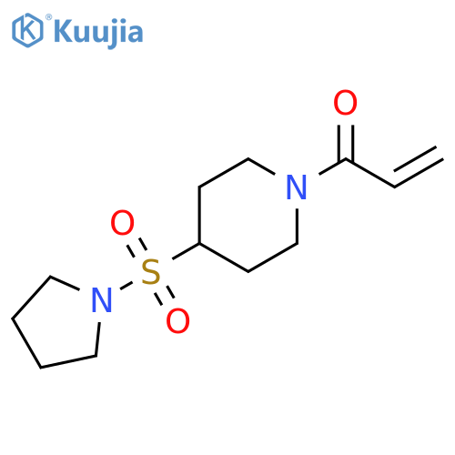 1-[4-(1-Pyrrolidinylsulfonyl)-1-piperidinyl]-2-propen-1-one structure