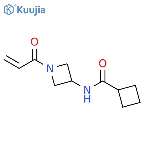N-[1-(1-Oxo-2-propen-1-yl)-3-azetidinyl]cyclobutanecarboxamide structure