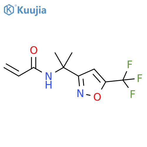 N-[1-Methyl-1-[5-(trifluoromethyl)-3-isoxazolyl]ethyl]-2-propenamide structure