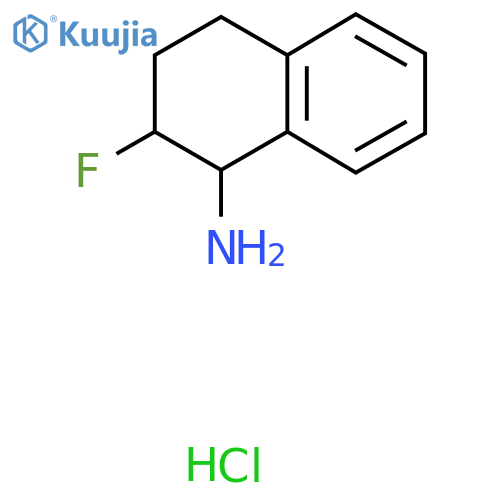 2-Fluoro-1,2,3,4-tetrahydronaphthalen-1-amine hydrochloride structure