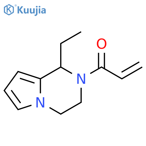 1-(1-Ethyl-3,4-dihydropyrrolo[1,2-a]pyrazin-2(1H)-yl)-2-propen-1-one structure
