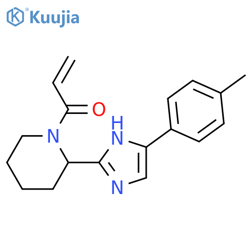 1-{2-4-(4-methylphenyl)-1H-imidazol-2-ylpiperidin-1-yl}prop-2-en-1-one structure