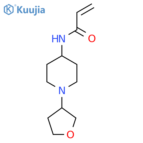 N-[1-(oxolan-3-yl)piperidin-4-yl]prop-2-enamide structure