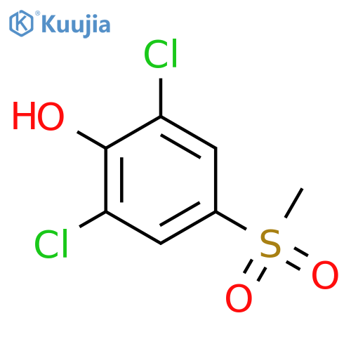2,6-Dichloro-4-(methylsulfonyl)phenol structure
