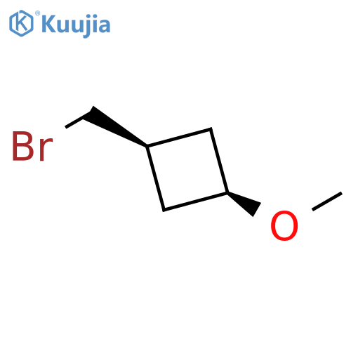 (1s,3s)-1-(bromomethyl)-3-methoxycyclobutane structure