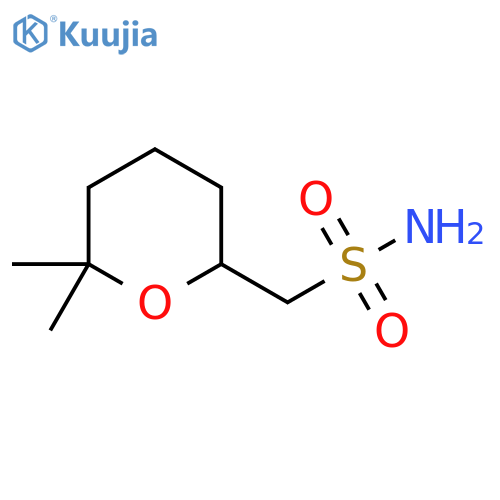 (6,6-dimethyloxan-2-yl)methanesulfonamide structure