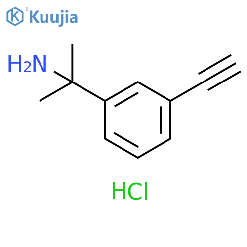 2-(3-ethynylphenyl)propan-2-amine hydrochloride structure