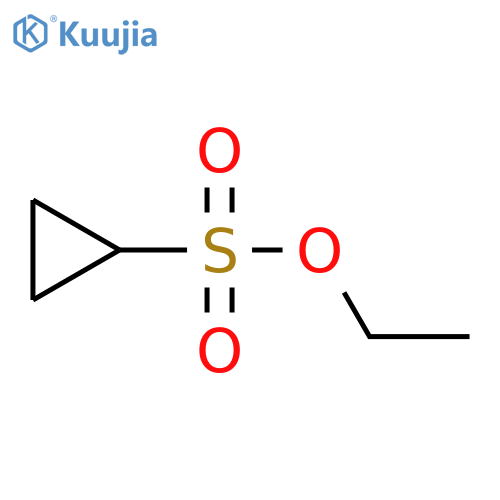 Cyclopropanesulfonic acid, ethyl ester structure