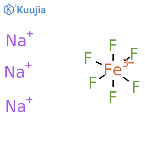 sodium hexafluoroferrate structure