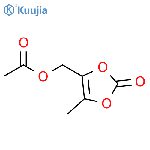 4-(Acetyloxy)methyl-5-methyl-1,3-dioxol-2-one structure