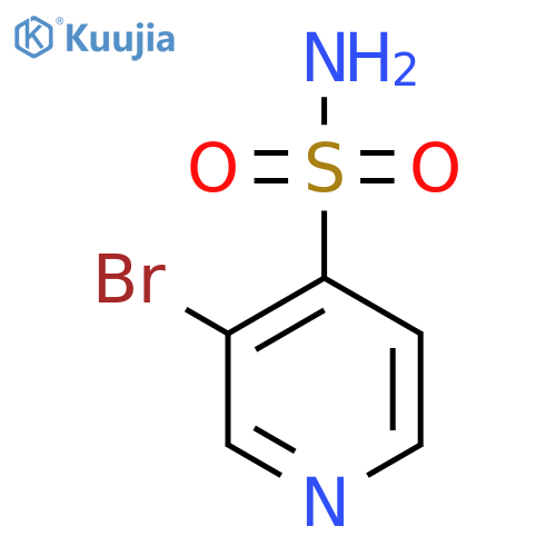 3-bromopyridine-4-sulfonamide structure