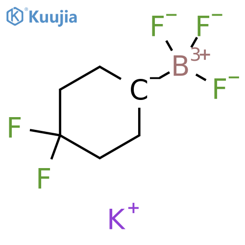 potassium (4,4-difluorocyclohexyl)trifluoroboranuide structure