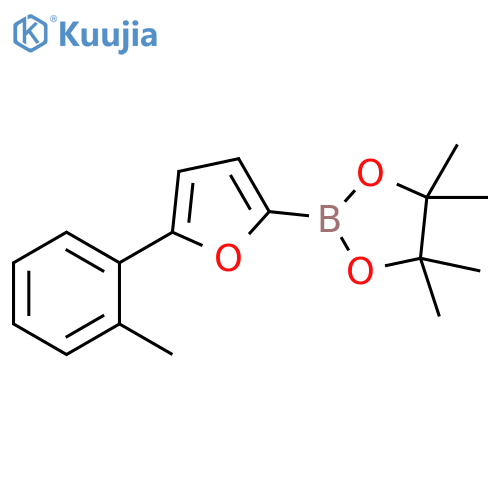5-(2-Tolyl)furan-2-boronic acid pinacol ester structure