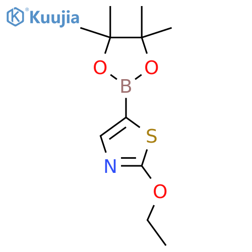 2-ethoxy-5-(4,4,5,5-tetramethyl-1,3,2-dioxaborolan-2-yl)-1,3-thiazole structure