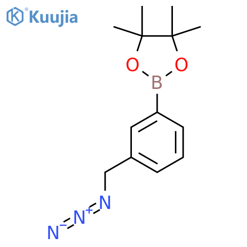 2-(3-(Azidomethyl)phenyl)-4,4,5,5-tetramethyl-1,3,2-dioxaborolane structure