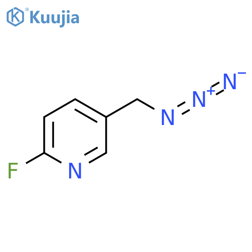 5-(azidomethyl)-2-fluoropyridine structure
