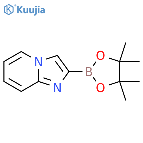 2-(4,4,5,5-Tetramethyl-1,3,2-dioxaborolan-2-yl)imidazo1,2-apyridine structure
