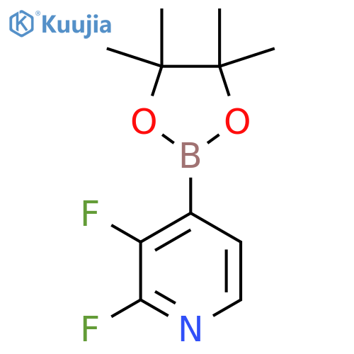 2,3-Difluoro-4-(4,4,5,5-tetramethyl-1,3,2-dioxaborolan-2-yl)pyridine structure