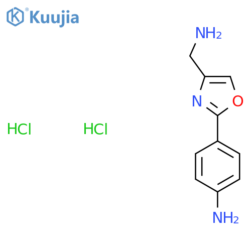 4-(4-Aminomethyl-oxazol-2-yl)-phenylamine dihydrochloride structure