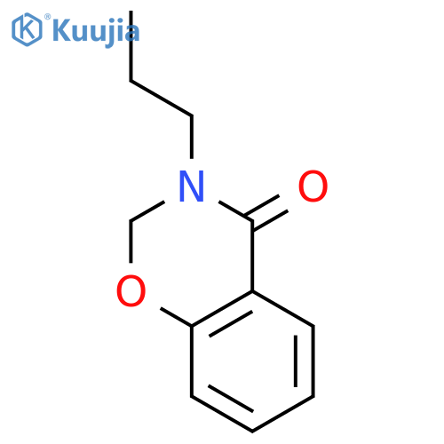 3-propyl-2,3-dihydro-4H-1,3-benzoxazin-4-one structure