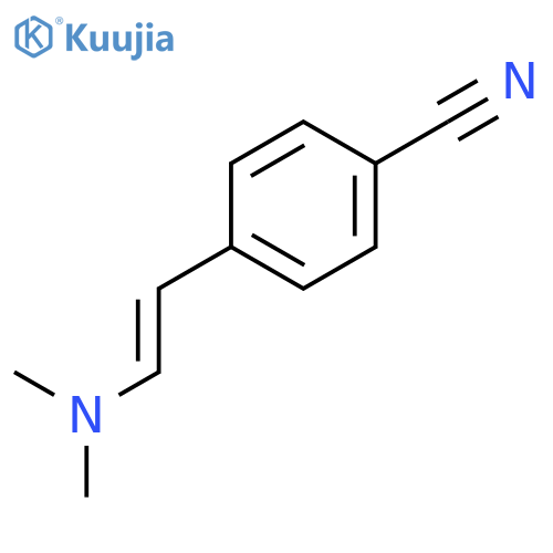 4-2-(dimethylamino)ethenylbenzonitrile structure