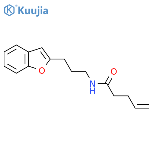N-3-(1-benzofuran-2-yl)propylpent-4-enamide structure