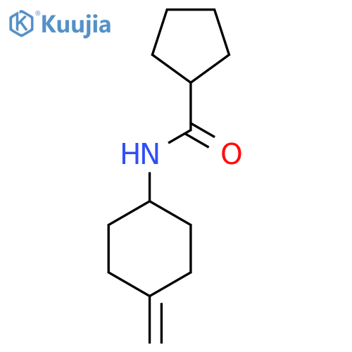 N-(4-methylidenecyclohexyl)cyclopentanecarboxamide structure