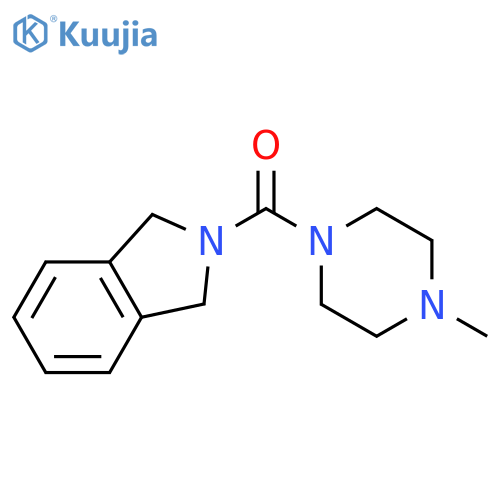 2-(4-methylpiperazine-1-carbonyl)-2,3-dihydro-1H-isoindole structure