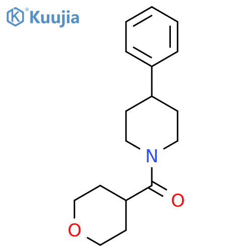 1-(Oxane-4-carbonyl)-4-phenylpiperidine structure