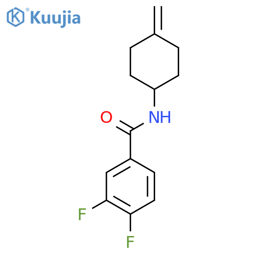3,4-difluoro-N-(4-methylidenecyclohexyl)benzamide structure