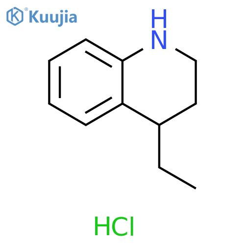 4-ethyl-1,2,3,4-tetrahydroquinoline hydrochloride structure