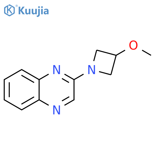 2-(3-methoxyazetidin-1-yl)quinoxaline structure
