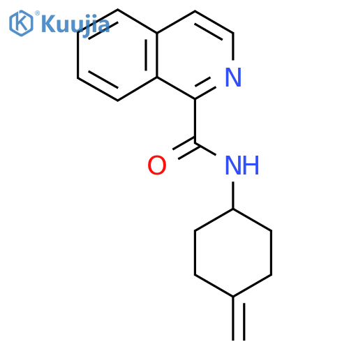 N-(4-methylidenecyclohexyl)isoquinoline-1-carboxamide structure
