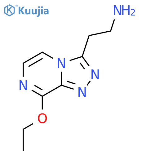 2-(8-Ethoxy-[1,2,4]triazolo[4,3-a]pyrazin-3-yl)ethan-1-amine structure