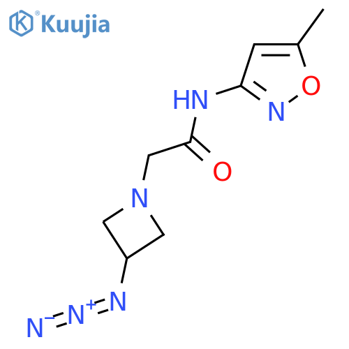 2-(3-Azidoazetidin-1-yl)-N-(5-methylisoxazol-3-yl)acetamide structure