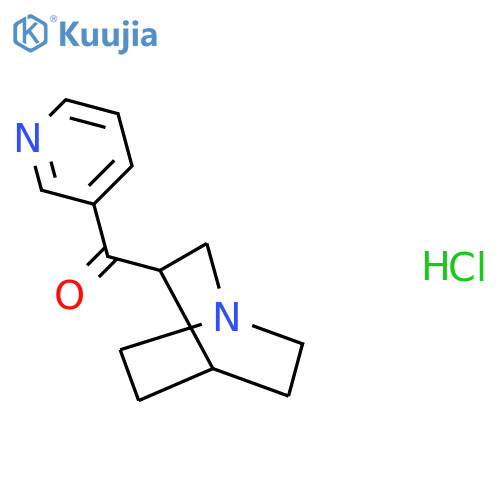 Pyridin-3-yl(quinuclidin-3-yl)methanone hydrochloride structure