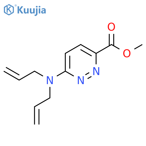 Methyl 6-(diallylamino)pyridazine-3-carboxylate structure