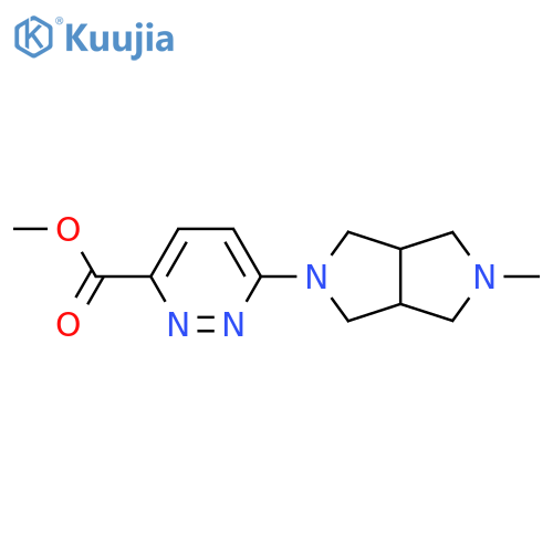 methyl 6-(5-methylhexahydropyrrolo[3,4-c]pyrrol-2(1H)-yl)pyridazine-3-carboxylate structure