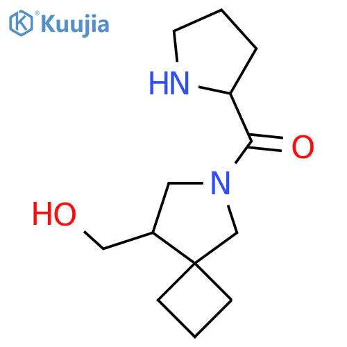 8-(Hydroxymethyl)-6-prolyl-6-azaspiro[3.4]octane structure