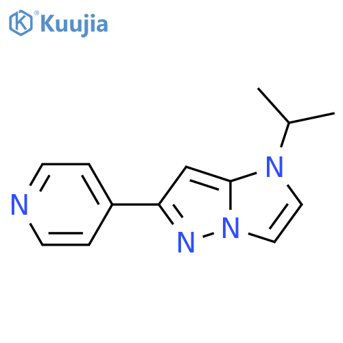 1-isopropyl-6-(pyridin-4-yl)-1H-imidazo[1,2-b]pyrazole structure