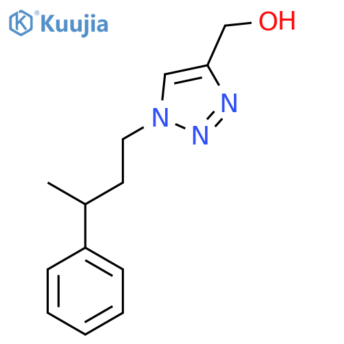 (1-(3-Phenylbutyl)-1H-1,2,3-triazol-4-yl)methanol structure