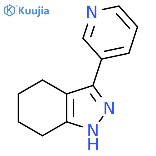 3-(Pyridin-3-yl)-4,5,6,7-tetrahydro-1H-indazole structure